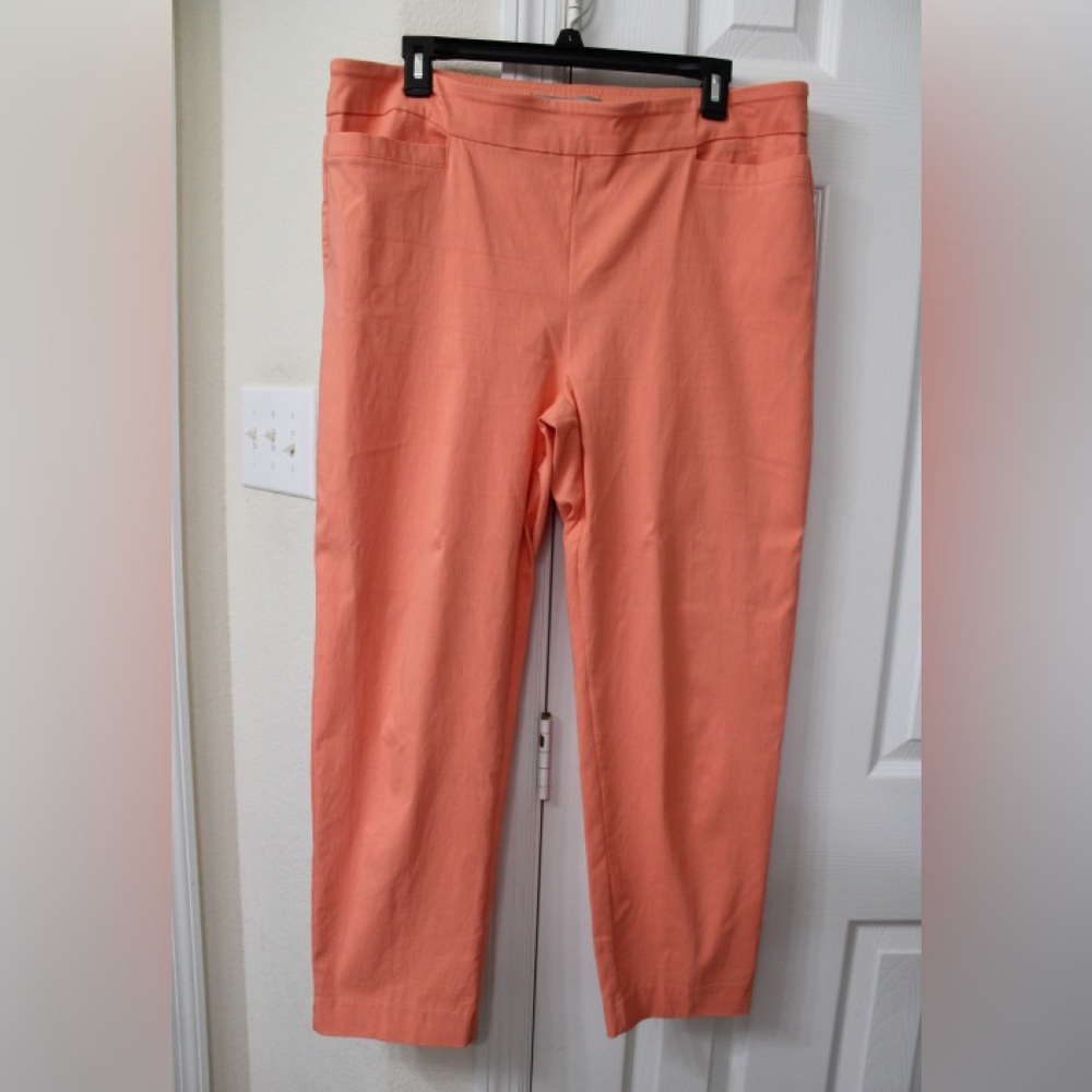 Valerie Stevens size 14 Coral Capris